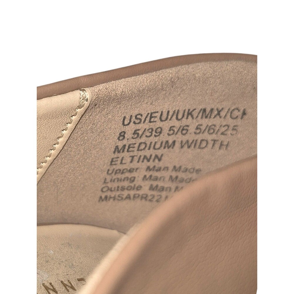 Kenneth Cole Tan Eltinn Wedges Women's Size 8.5M Norm Core Minimalist - Picture 2 of 6